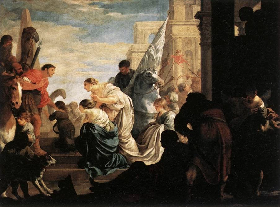 L'incontro di Antonio e Cleopatra 1645 - Parigi, Hotel des Tresoriers de France
